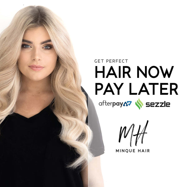 Hair Extensions using Afterpay Sezzle and Zippay