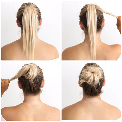 How to style a messy bun