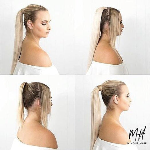 Minque ponytail hair extensions are among our most popular products. 