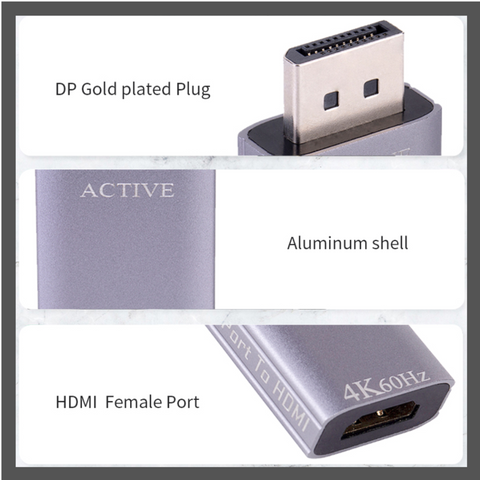 Adaptador 4K DisplayPort A HDMI