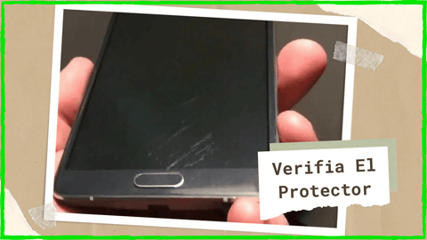 Check if your screen protector is in good condition