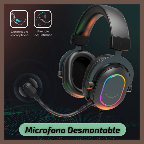 Auriculares Gamer Fifine Ampligame H6 Microfono Desmontable