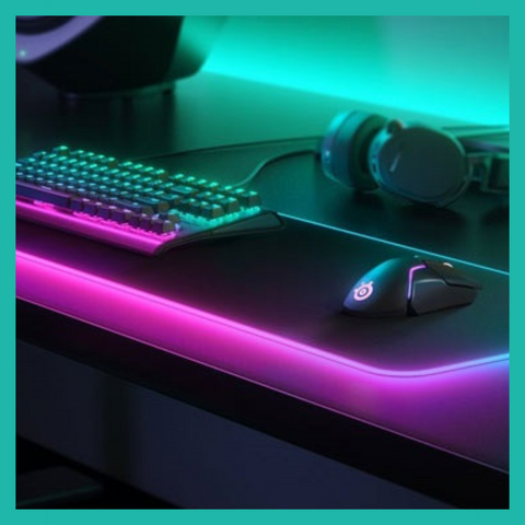 Mouse-Pad-Gamer-RGB-en-set-up-gamer