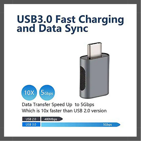 OTG USB-A  A USB-C De Metal