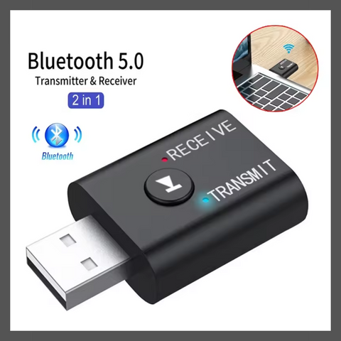 Transmisor Y Receptor Bluetooth 2 en 1