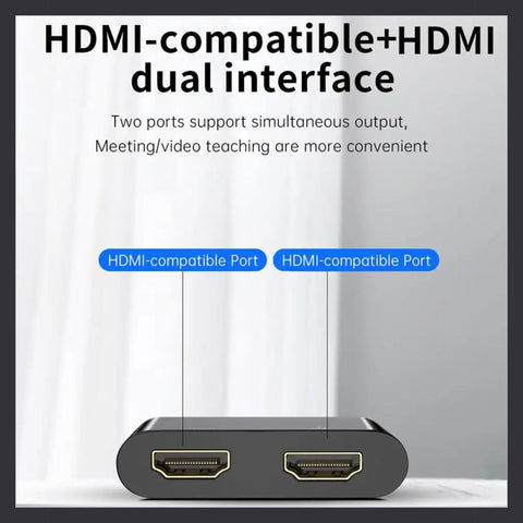 Hub USB-A to Dual HDMI