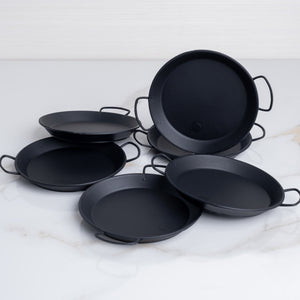 Set of 4 Mini Paella Pans for Tapas - Delicias de España