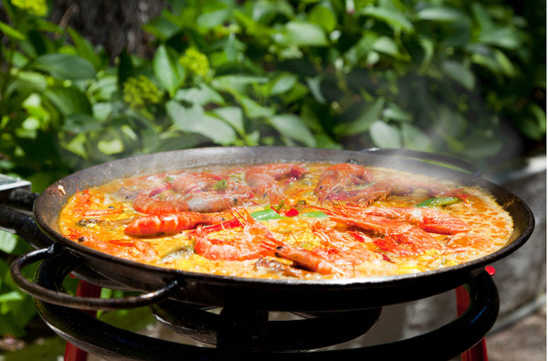 Como hacer paella de marisco? Use Paella kit to cook Spanish seafood paella