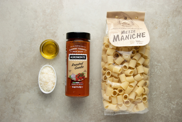 How to make a Roasted Garlic Maniche Pasta