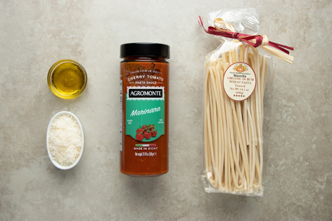 How to make a troccoli pasta with cherry tomato marinara sauce