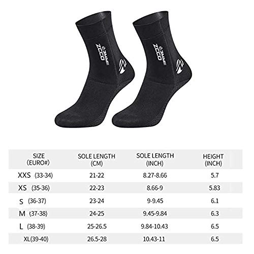 ZCCO Premium Neoprene Sock, 3mm– zcco suits