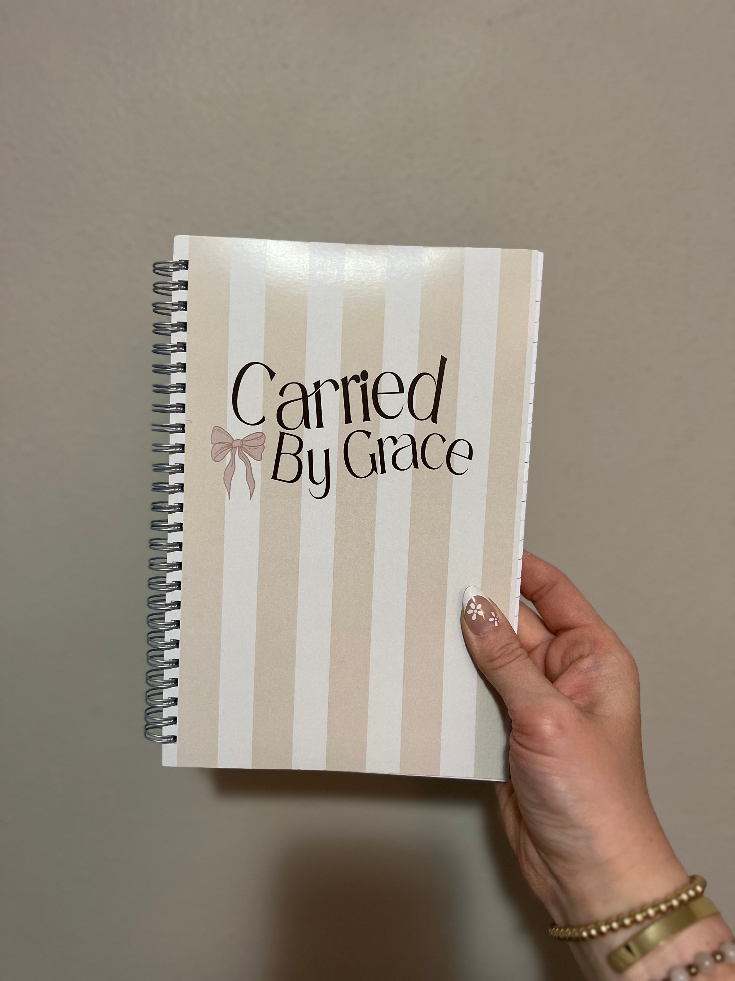 Carried By Grace Notebook Journal (Misprint)