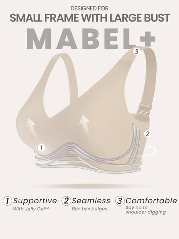 FORLEST Jelly Gel Mabel Plus No-Wire Supportive Minimizer Bra for