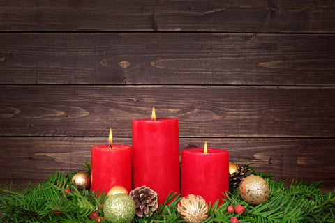 Candles for christmas