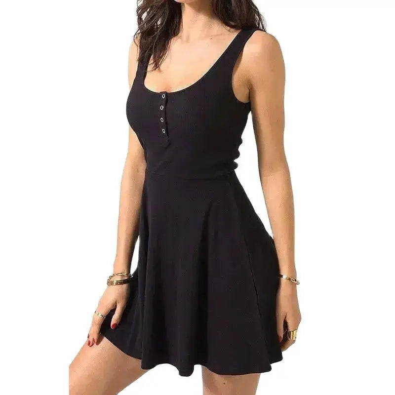 Slim Fit Strap Tank Dress