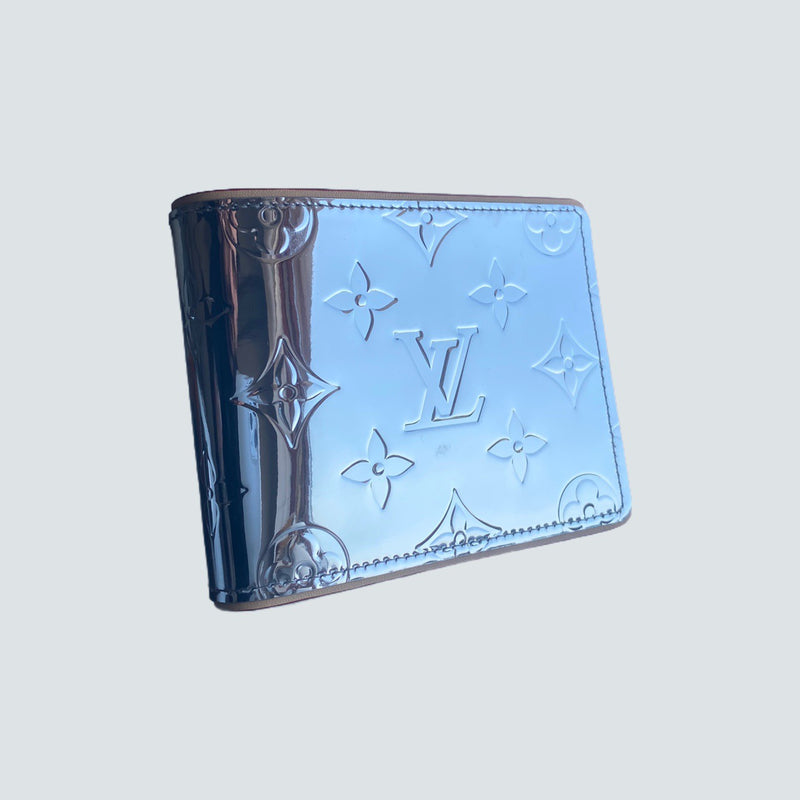 Louis Vuitton Virgil Abloh Blue Monogram Bandana Slender Wallet 76lk67s For  Sale at 1stDibs