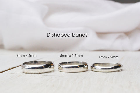 D shaped bands