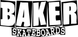 Baker Skateboards Marque Logo Noir Blanc