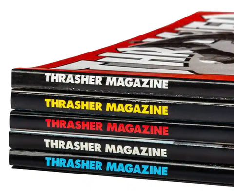 Stack Of Thrasher Skateboard Magazines