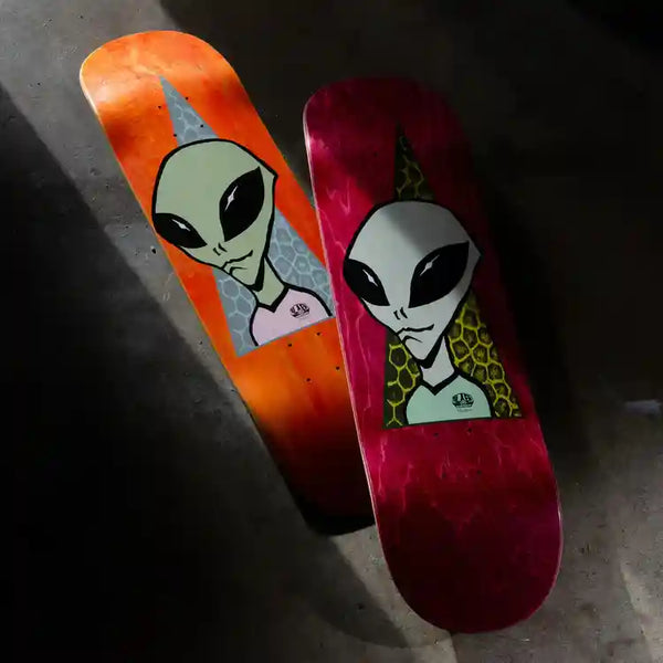 Bannière de planche de skateboard Alien Workshop Believe