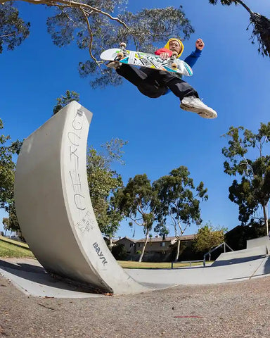 Daewon Song Merci skateboards action shot