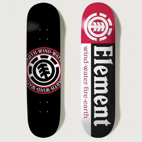 Element Skateboards Section et planches avec logo Seal