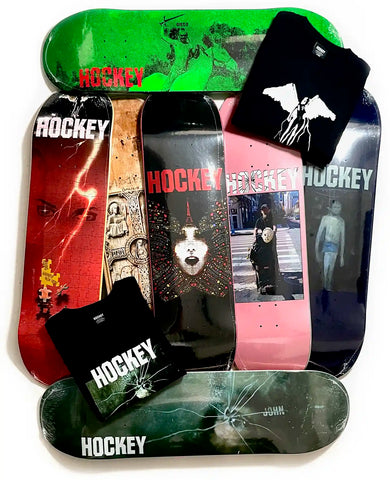 Hockey Skateboard Decks And Shirts