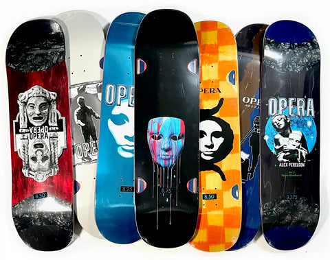 Opera skateboard decks