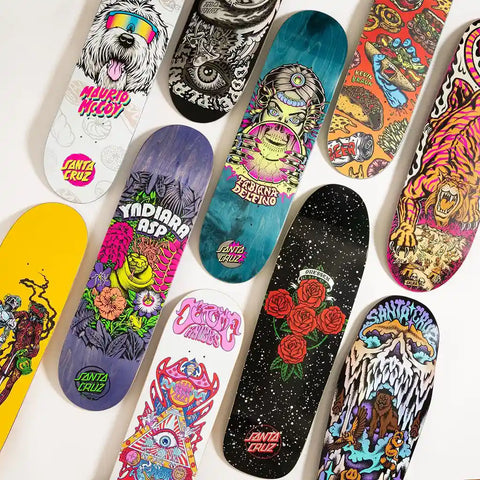 Santa Cruz skateboard decks