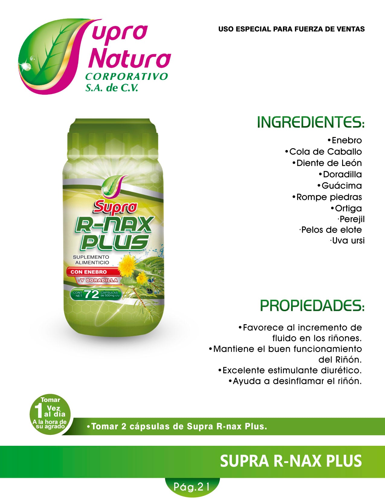 R-Nax plus 72 capsulas – SaviaBalance