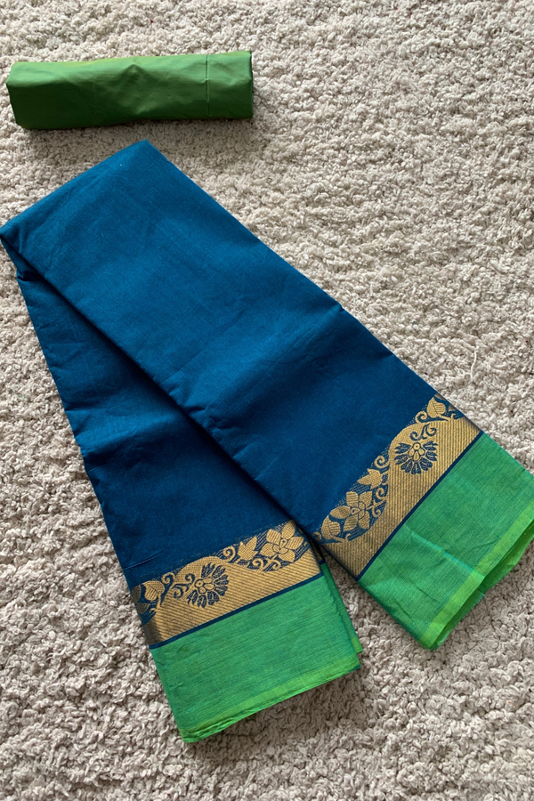 Casual Wear Plain Chettinad Cotton Sarees, Without Blouse at Rs 659/piece  in Chennai