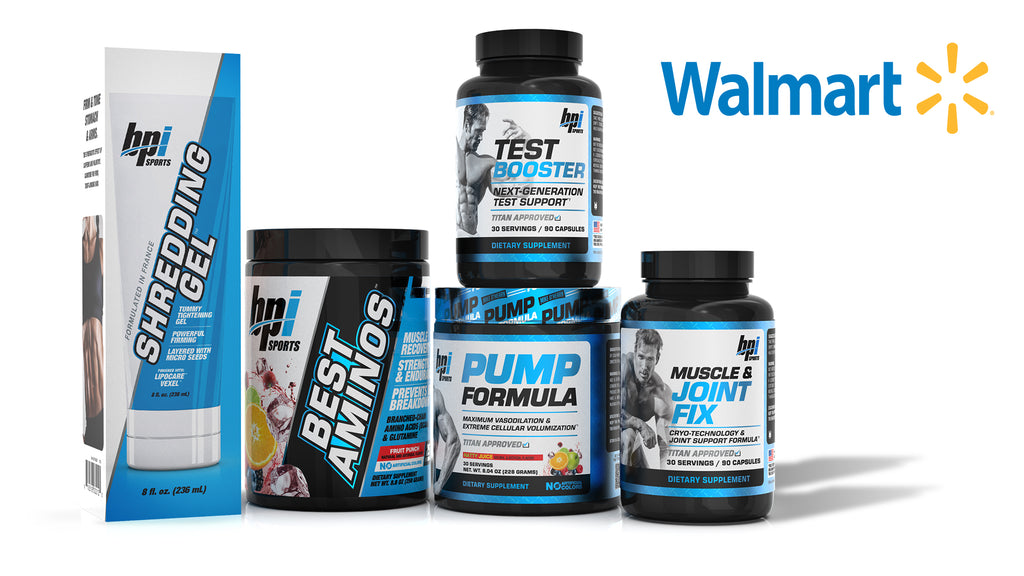 BPI Sports products at Walmart