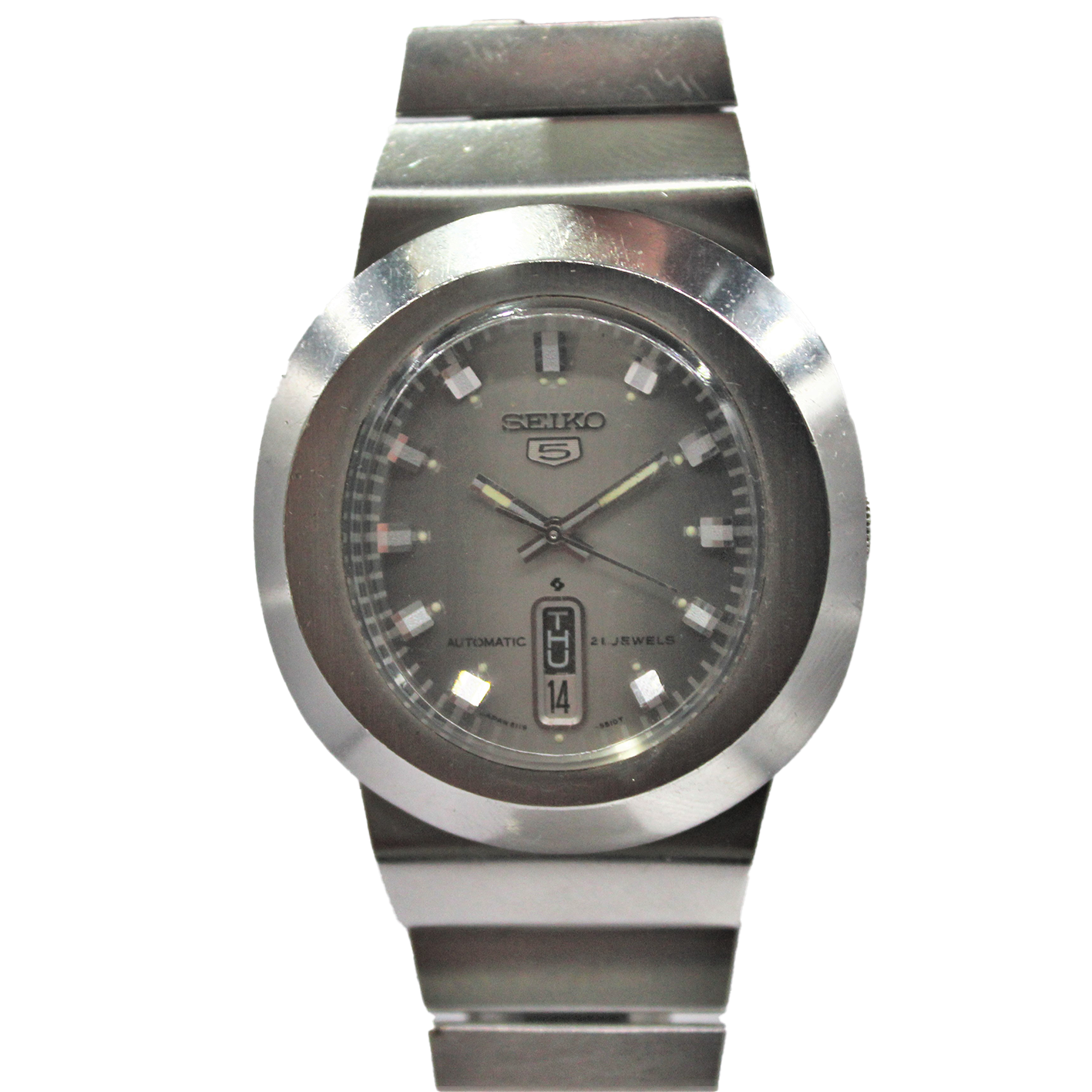 Vintage Seiko 5 Diamatic 6119-5450 Oval Shaped Original Bracelet - Toronto  Vintage Watches - Vintage Seiko passion