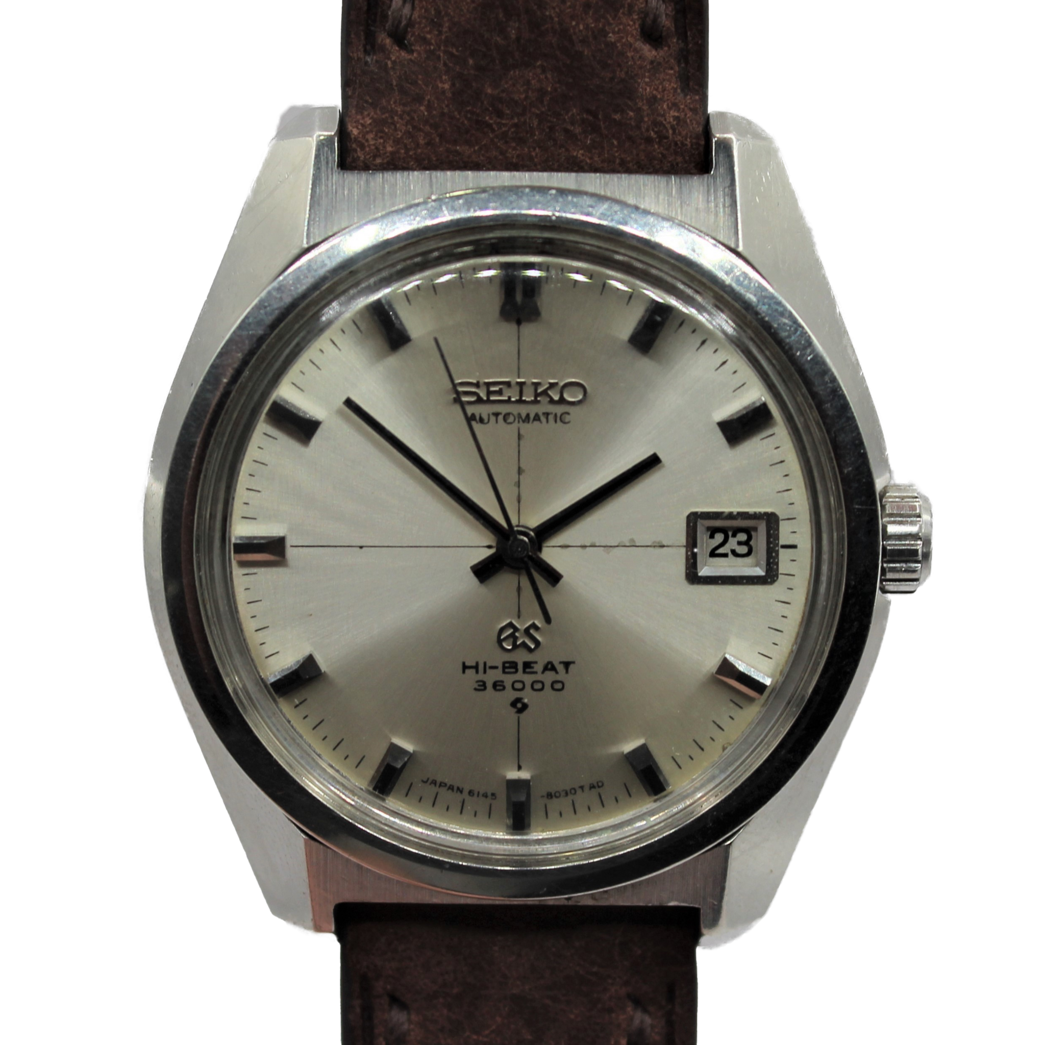 Vintage Grand Seiko Hi-Beat 36000 'Cross Dial' 6145-8000 Serviced - Toronto  Vintage Watches - Vintage Grand Seiko passion