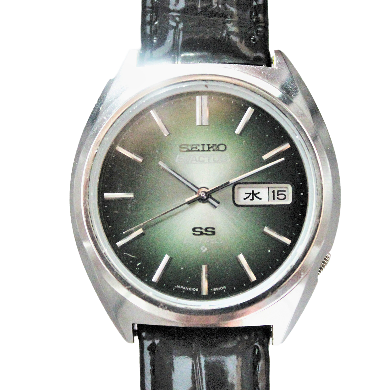 Vintage Seiko 5 Actus SS 6106-8670 Green Dial - Toronto Vintage Watches -  Vintage Seiko passion
