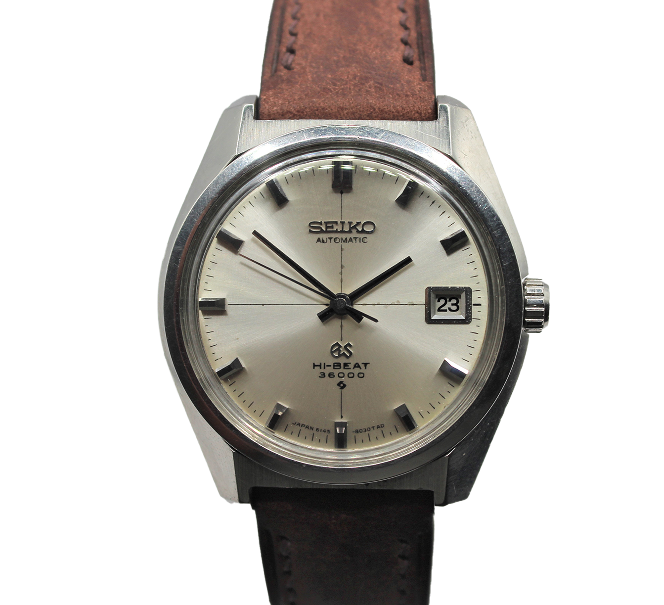 Vintage Grand Seiko Hi-Beat 36000 'Cross Dial' 6145-8000 Serviced - Toronto  Vintage Watches - Vintage Grand Seiko passion