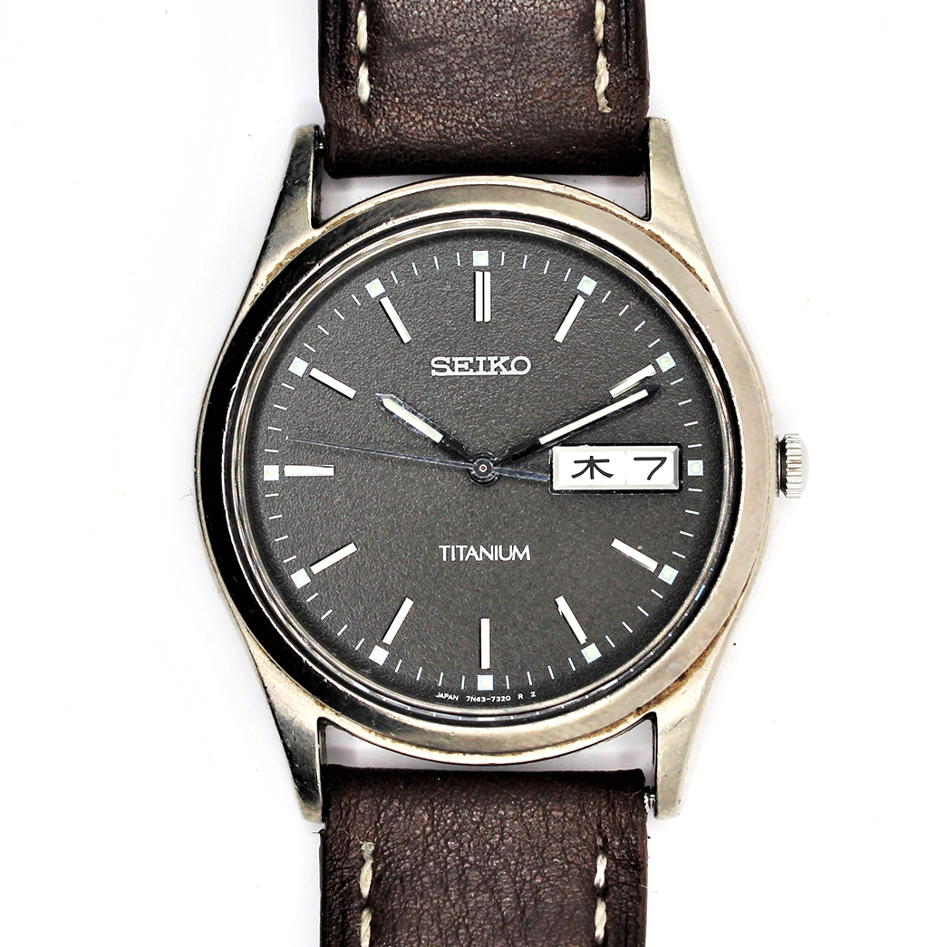 Seiko Titanium 7N43-9090 Dress Watch - Toronto Vintage Watches - Vintage Seiko passion