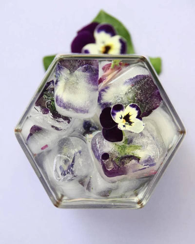 Ice Cubes with flowers