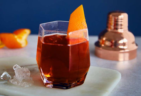 Negroni Cocktail Recipe-tumbler-glass