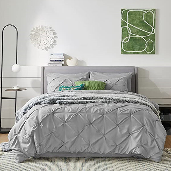 a gray comforter set