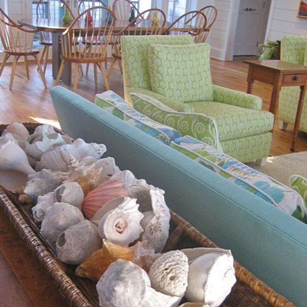 Seashell decorations for natural beachy home decor