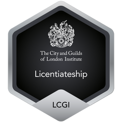 City & Guilds of London Institute Licentiateship - LCGI.Professional Recognition Awards.