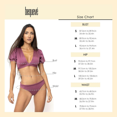 Bequeve - Sizing Chart