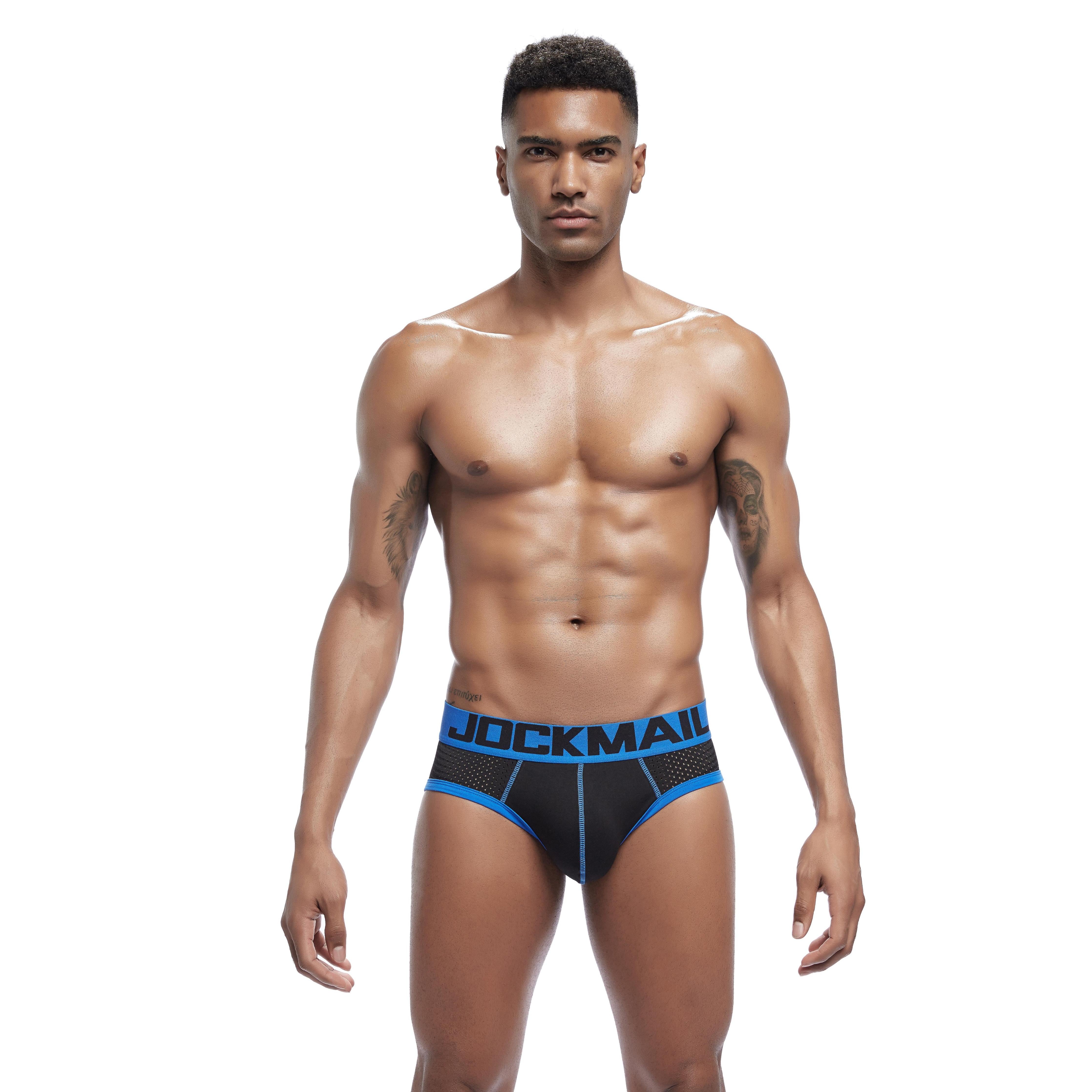 Garçon Model - Mens Underwear - Jockstrap for Men - Jockstrap Blue - Blue -  1 x SIZE S at  Men's Clothing store