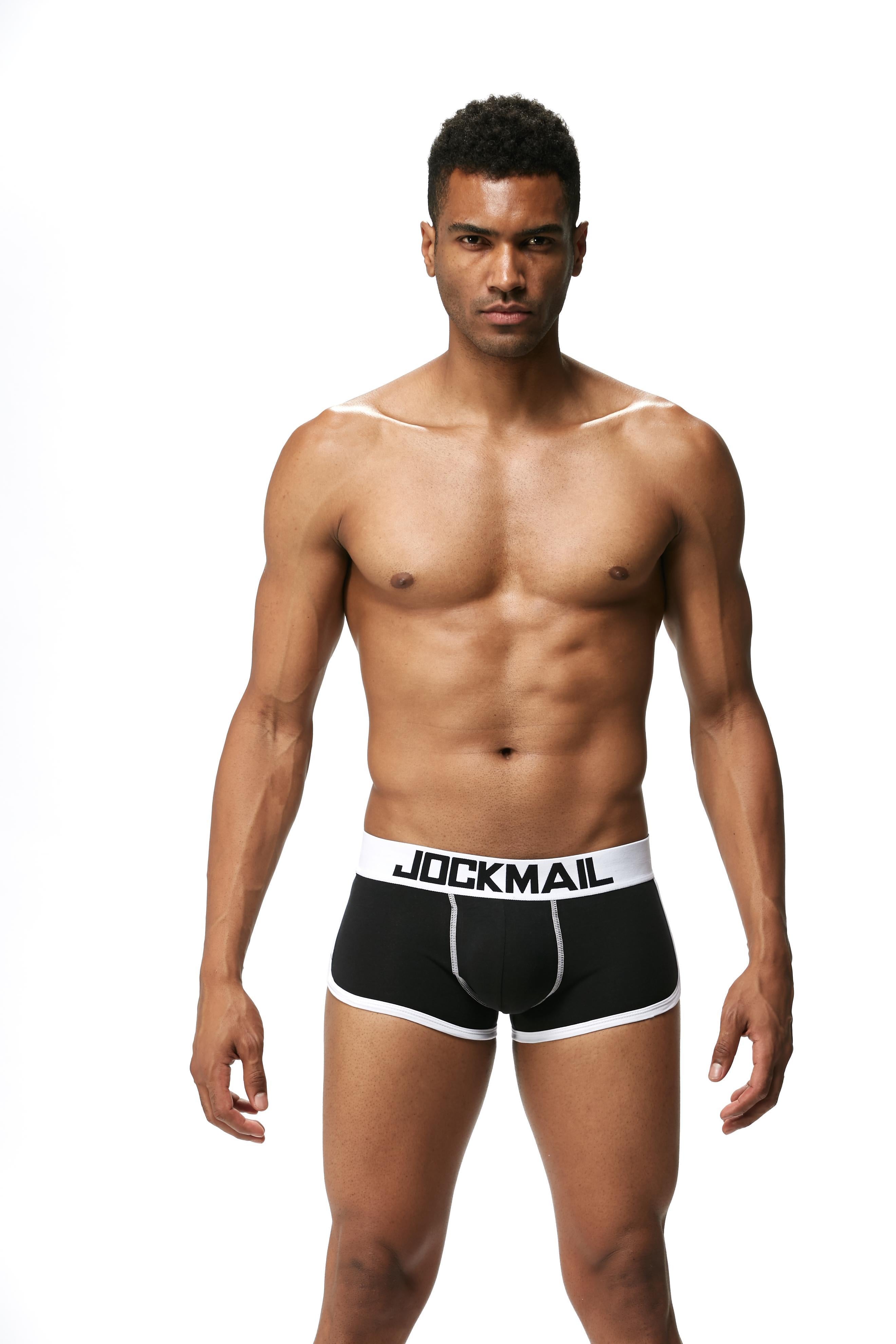 Marlin 2336 Boxer Airism Boxer Briefs Sexy Black & Red Shorts For