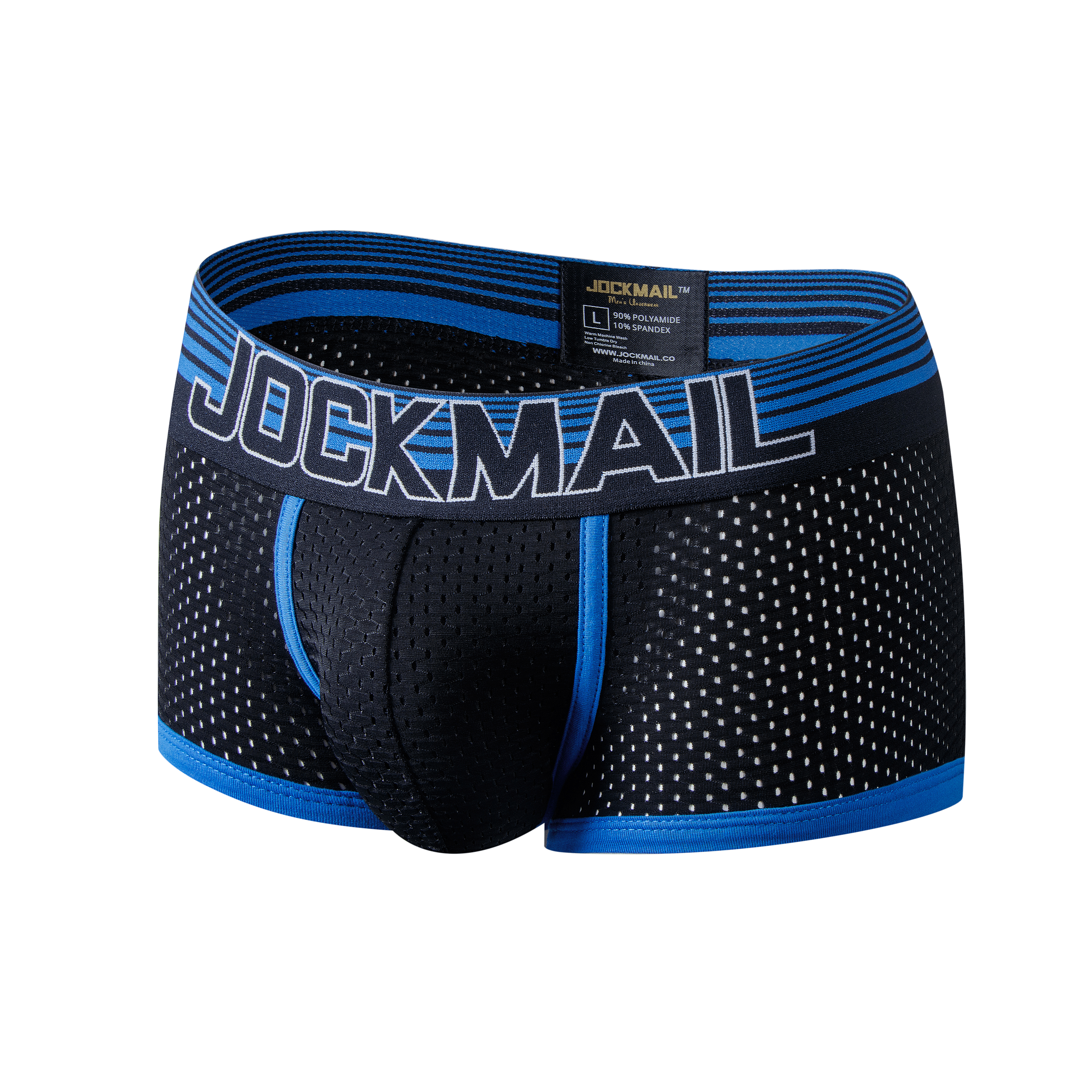 JOCKMAIL Men Mesh Underwear Boxers Trunks Shorts Breathable Crotch Mens Underwear  Boxers (M, Black) : : Clothing, Shoes & Accessories