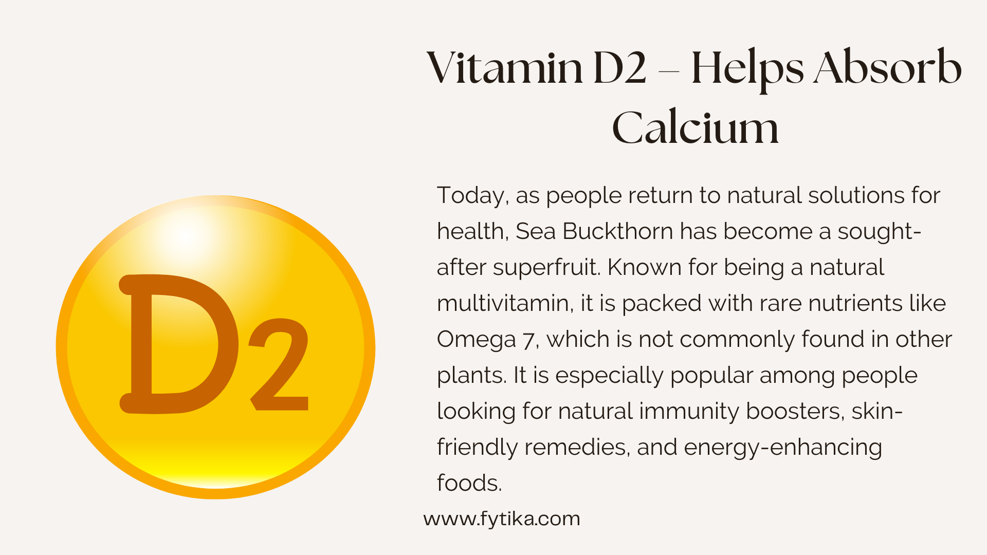 Vitamin D2 - Essential for Stong Bones