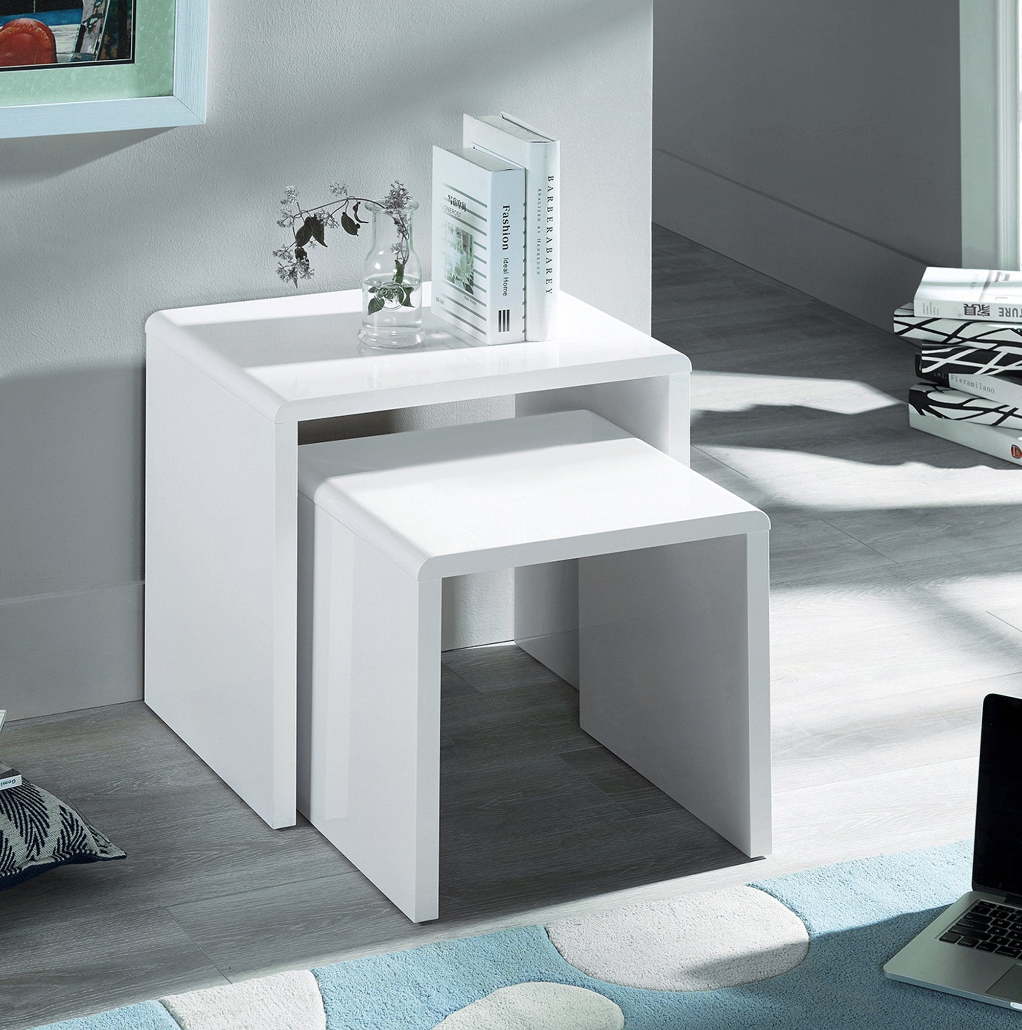 bestier computer desk with shelves 47 inch