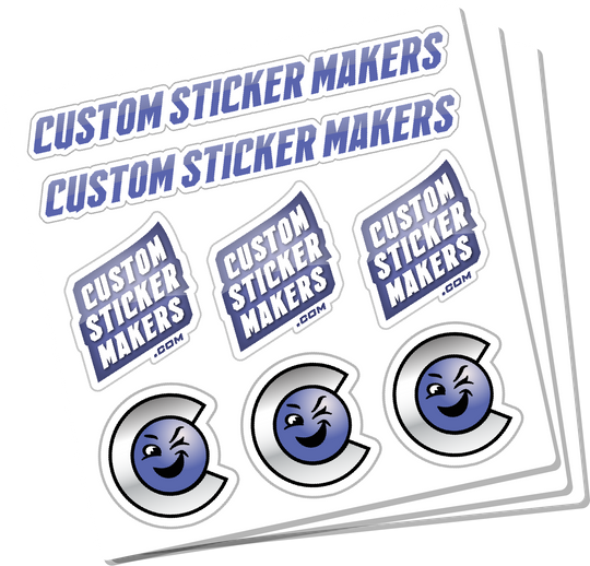 Custom Sticker Maker's custom sticker sheets