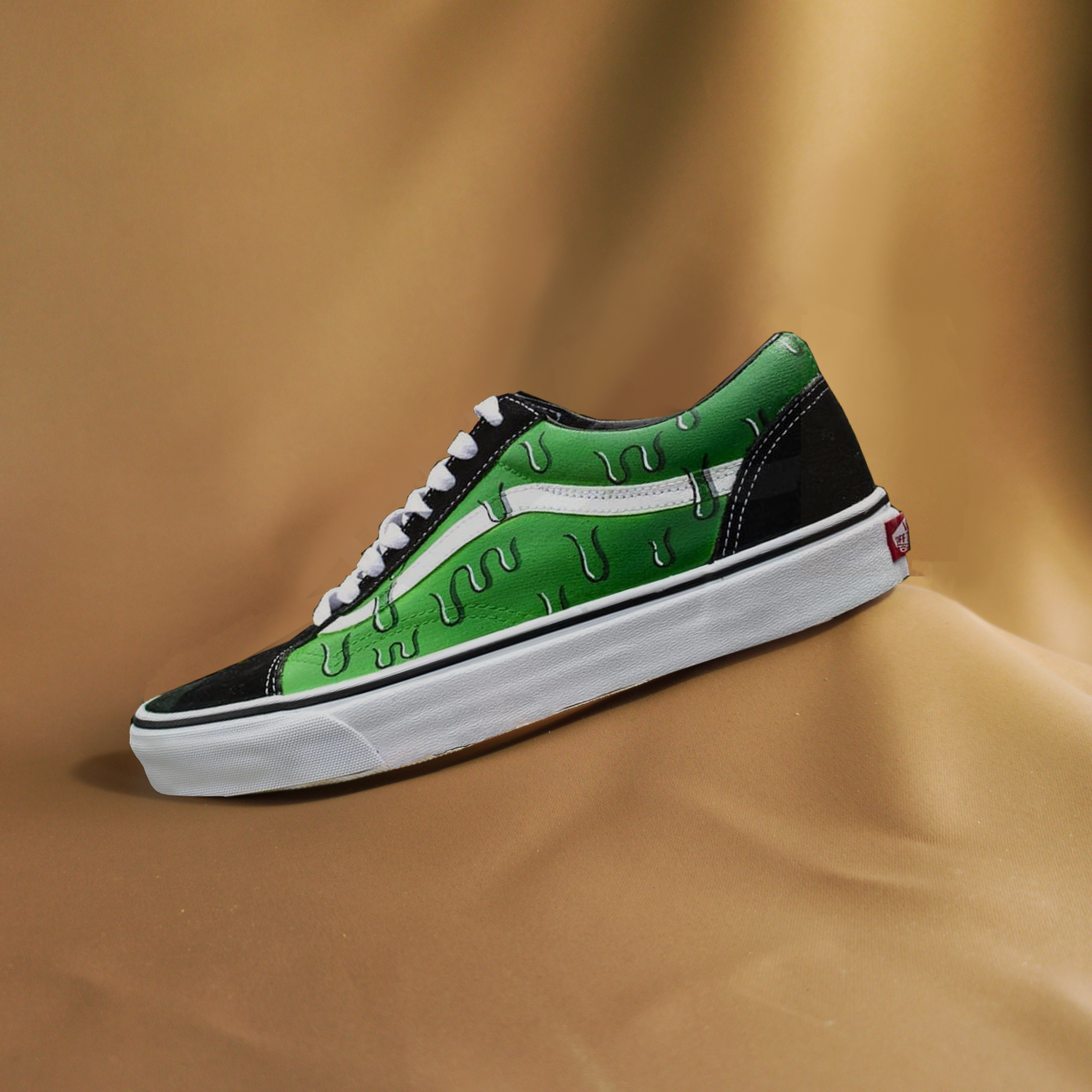 custom green vans